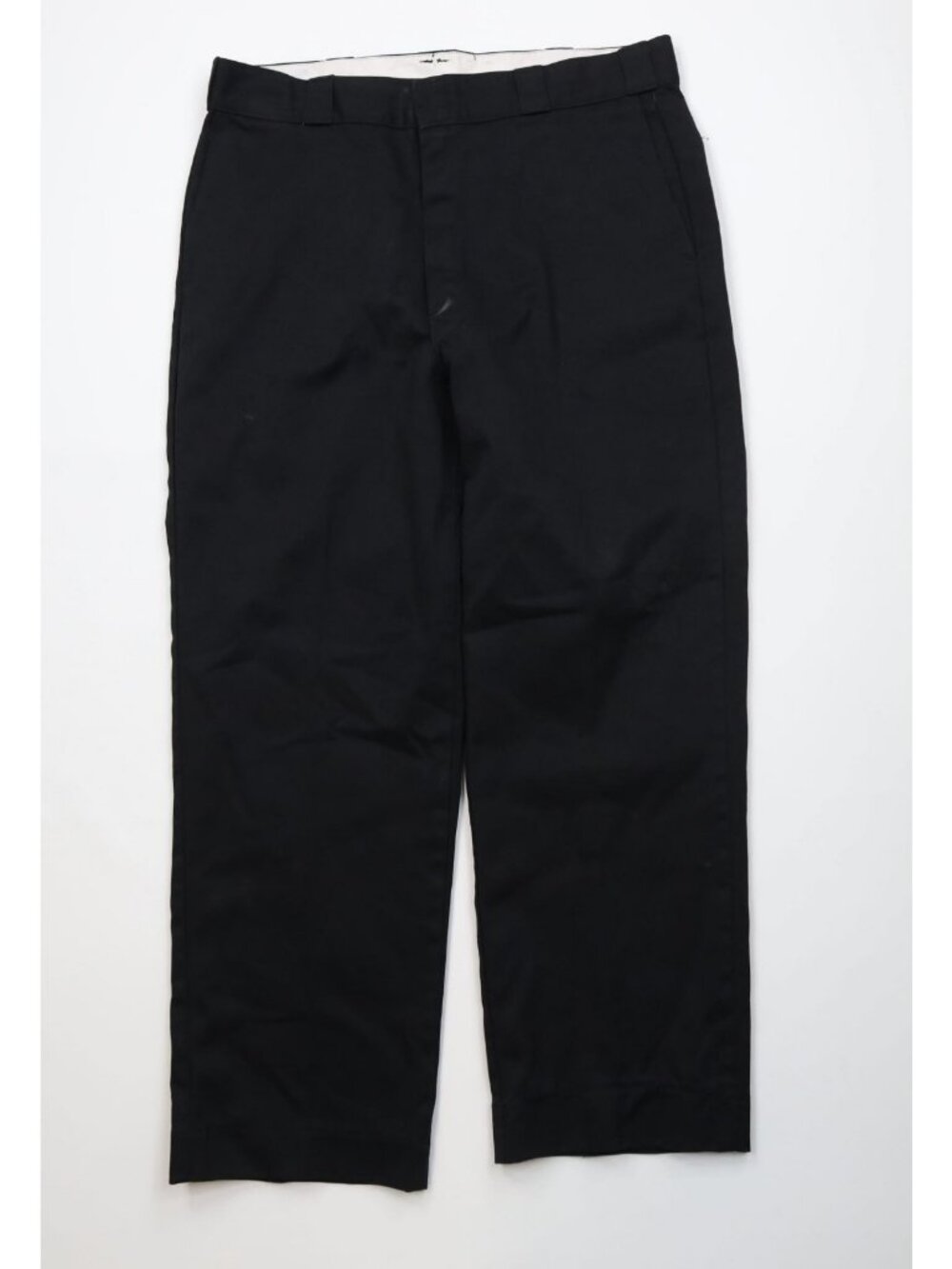 Vintage 90s Dickies Mens 36x29 Distressed Workwear Wide Leg Pants Black USA